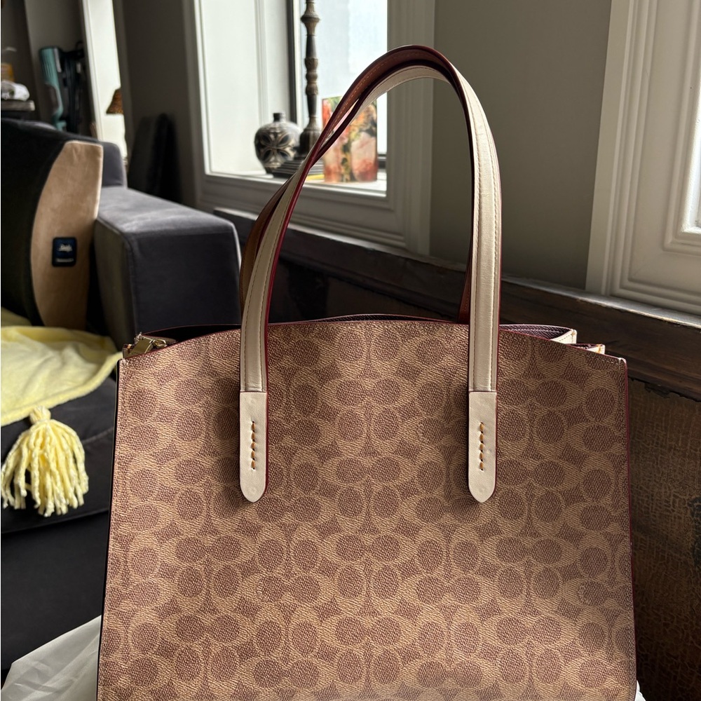 Elegant Tan Tote Bag